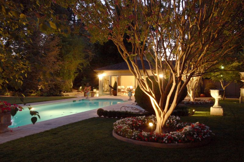 pool lighting installation