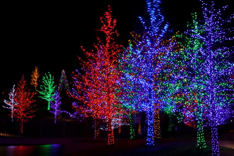 Christmas Lights Hanging in Kansas City, KS