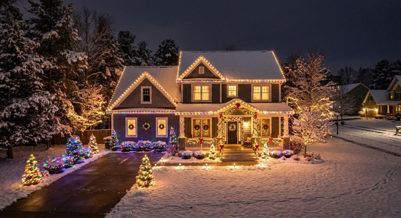 Holiday Lights Installation in Kansas City, KS